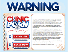 Tablet Screenshot of clinicporn.com